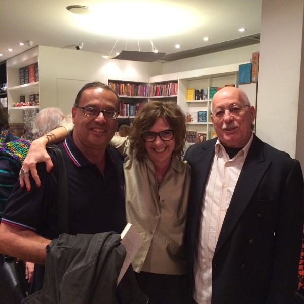 Ana Kiffer com Italo Moriconi e Silviano Santiago